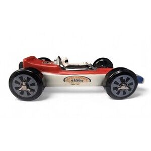 Ezra Brooks Whiskey Decanter Racecar 1970 Heritage #10 Ontario Speedway READ